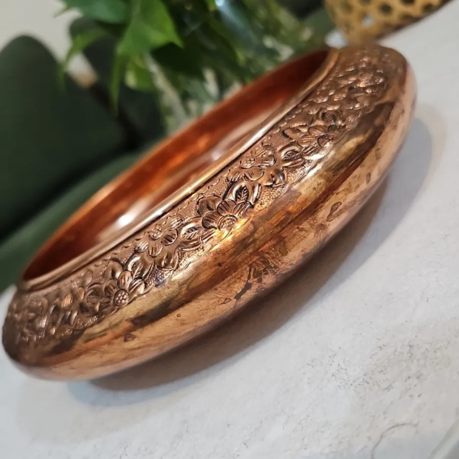ظرف مسی تخت