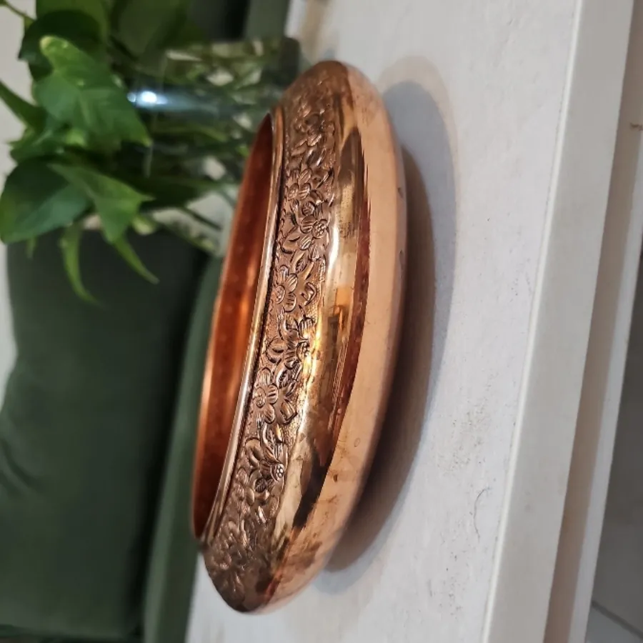ظرف مسی تخت