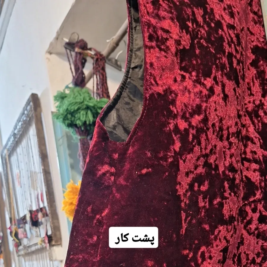 جلیقه بومی دستدوز شاپرک