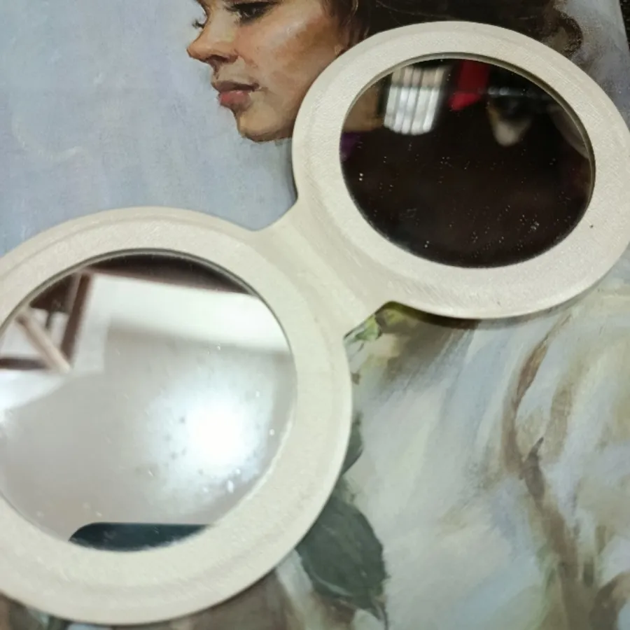 آینه جیبی  چرمی