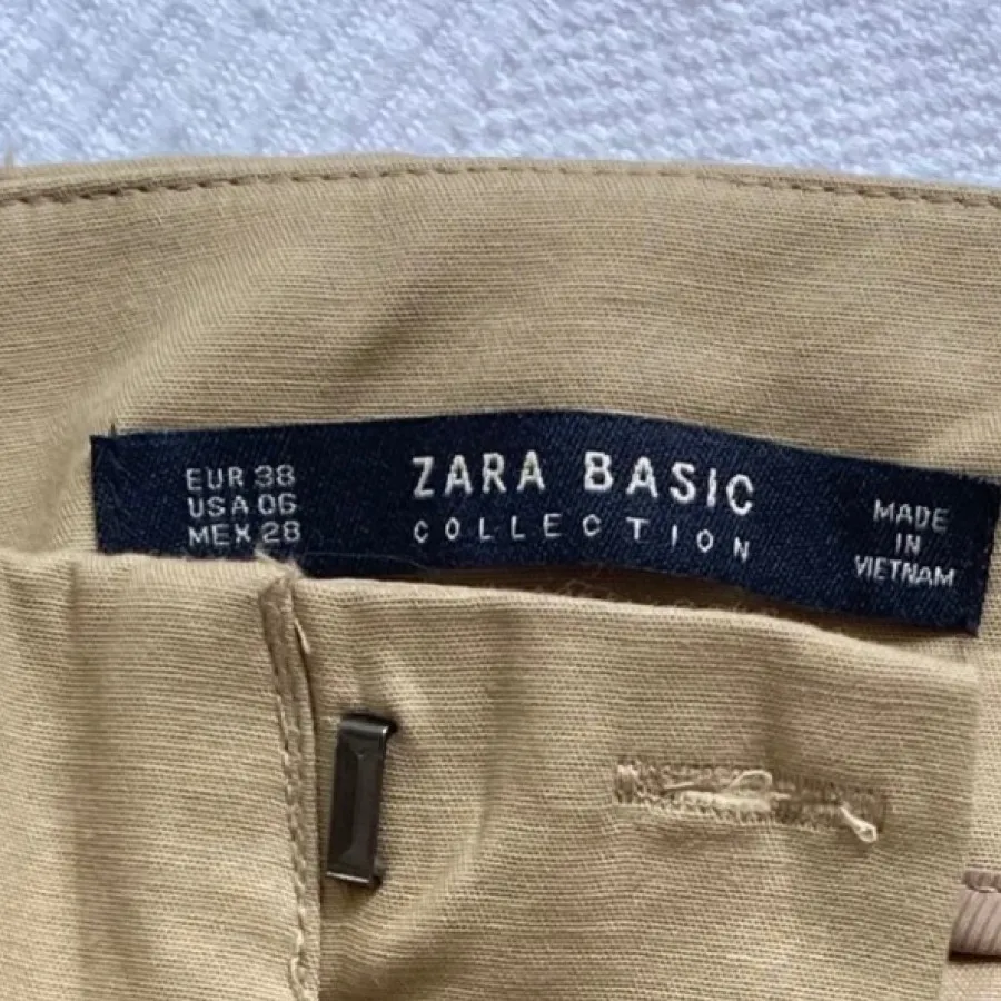 شلوار کتان برمودا zara