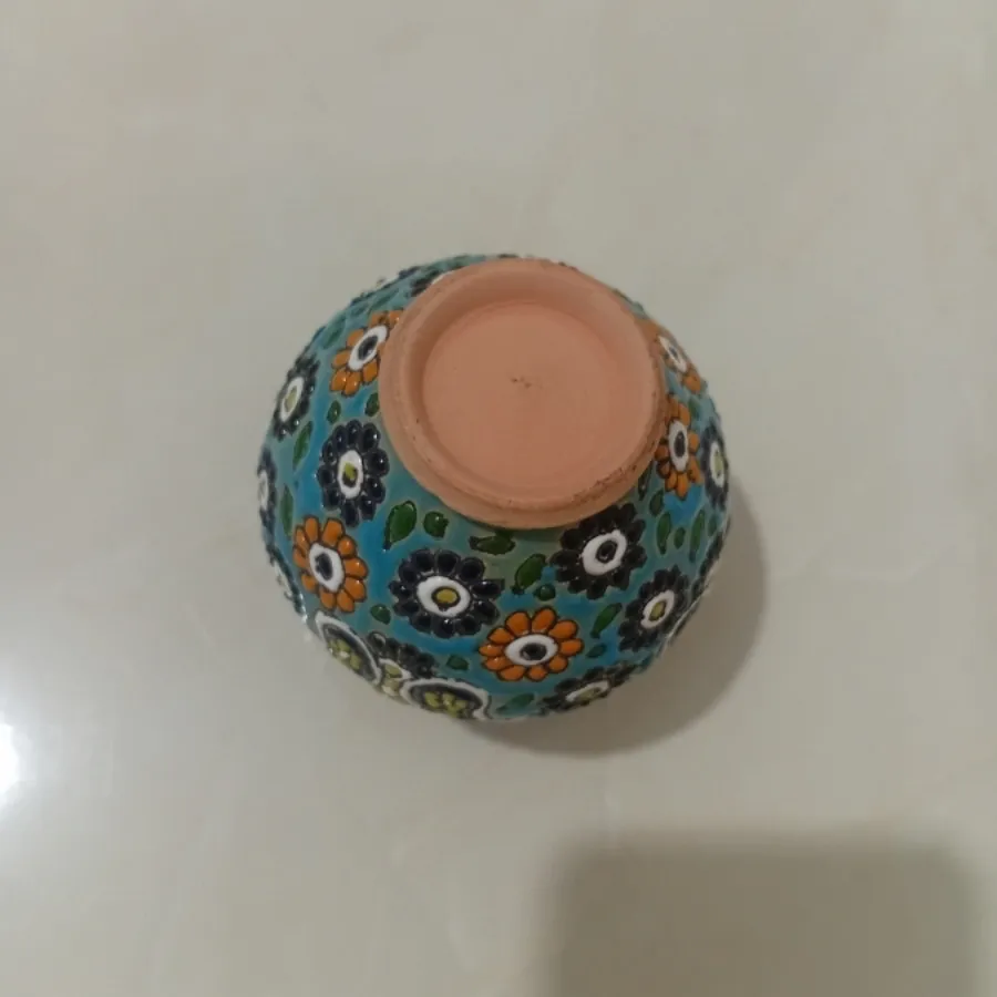 گلدان سرامیک میناکاری