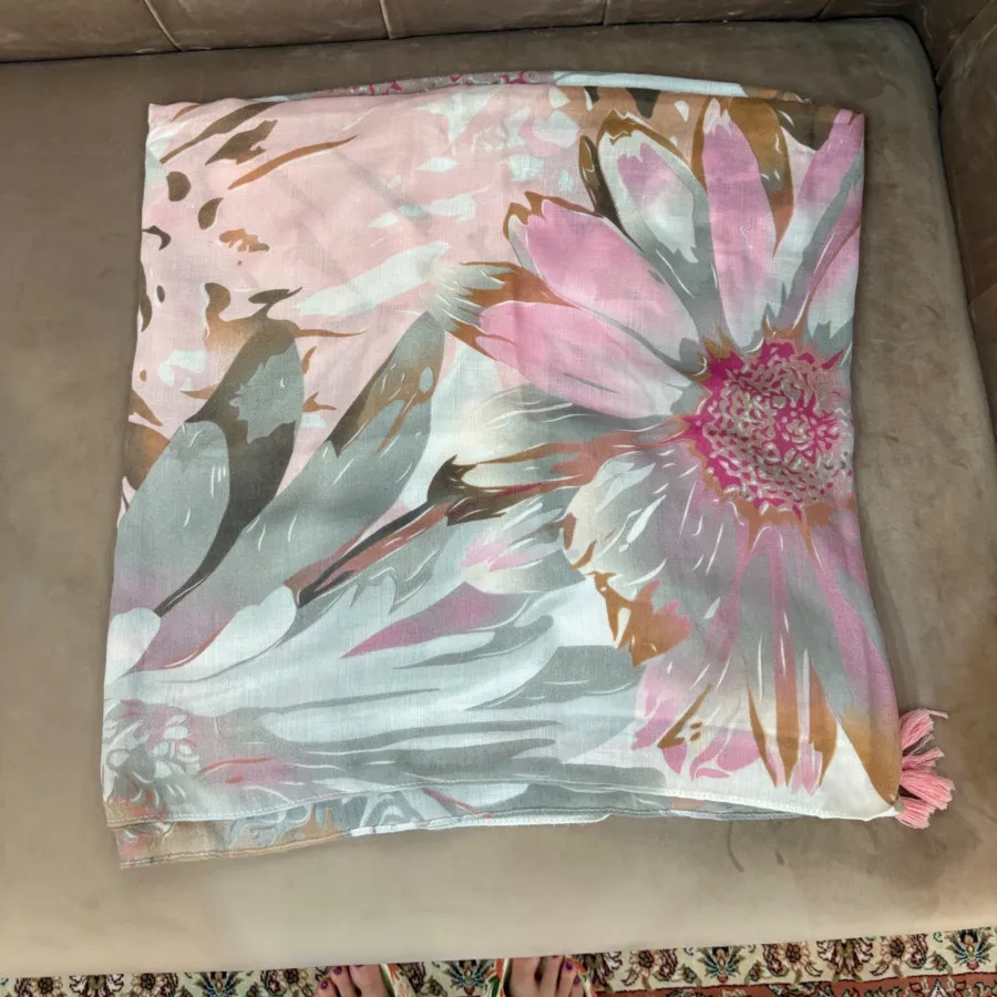 شال طرح بهاری
