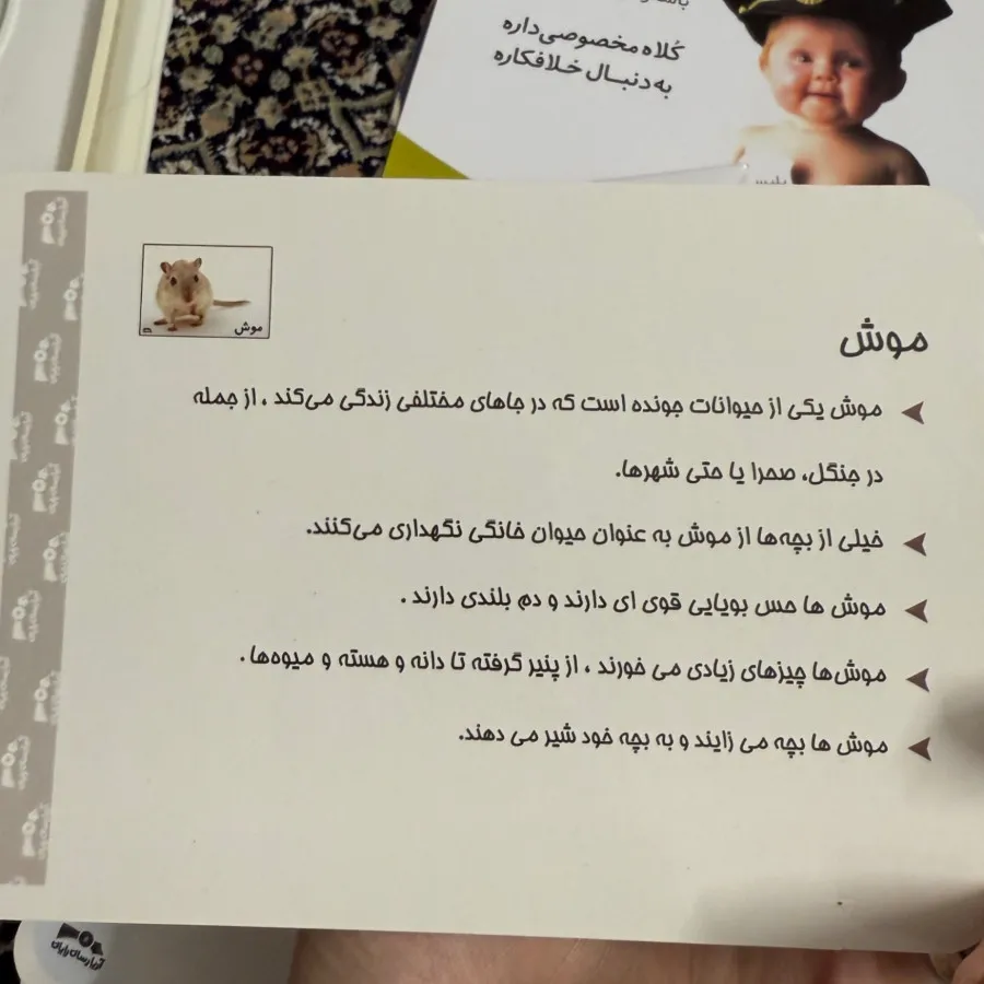 کتاب و فلش کارت