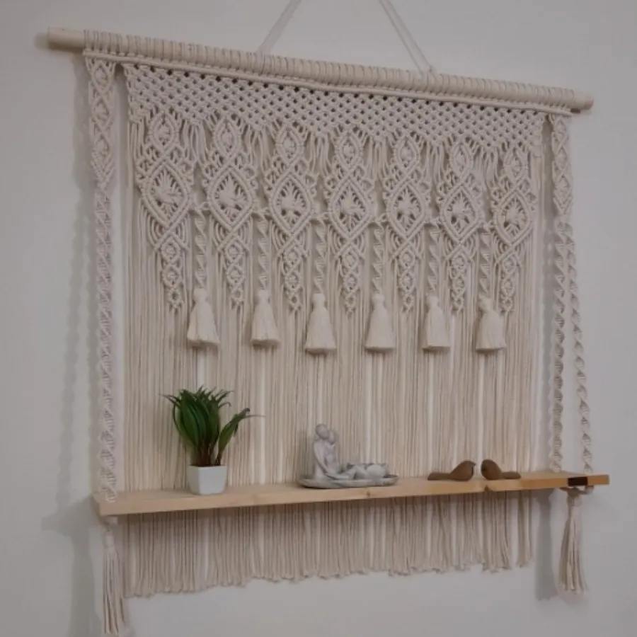 شلف دیواری مکرومهبافی