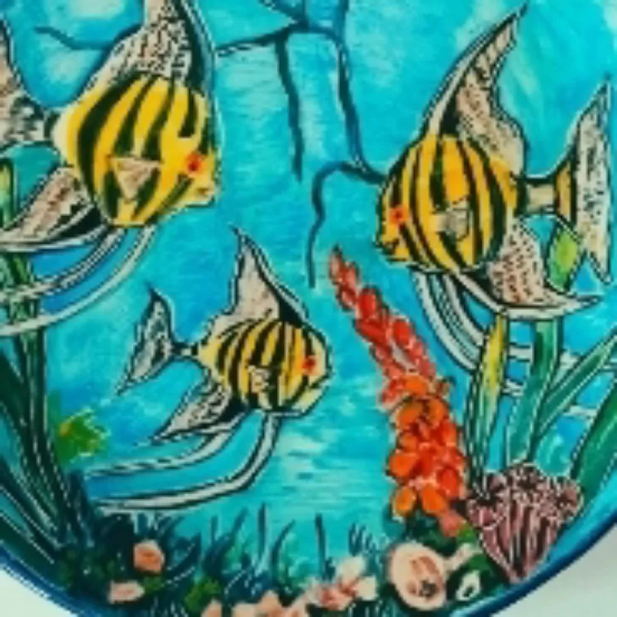 بشقاب سرامیکی دستساز