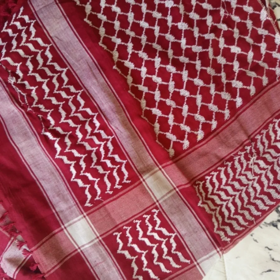 شال قواره دار طرح چفیه