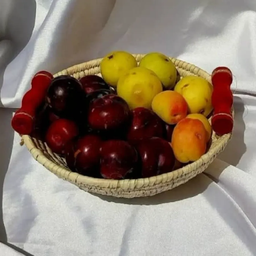 سینی حصیری بافت دست