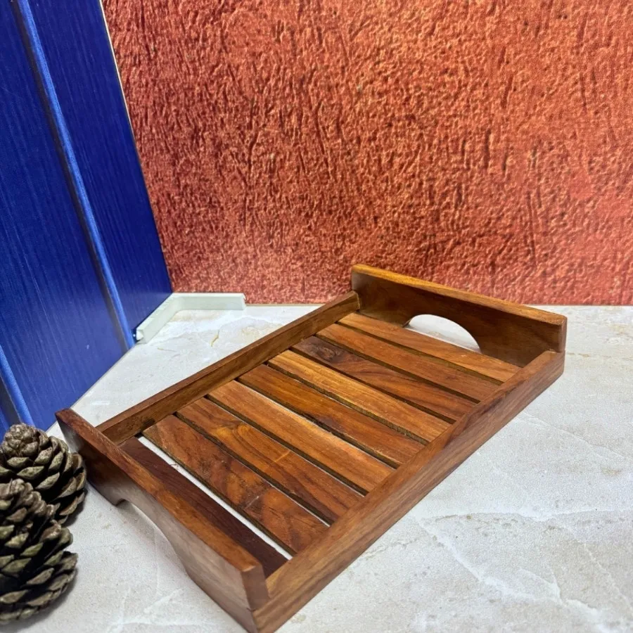 سینی چوبی نرده ای 3 نفره