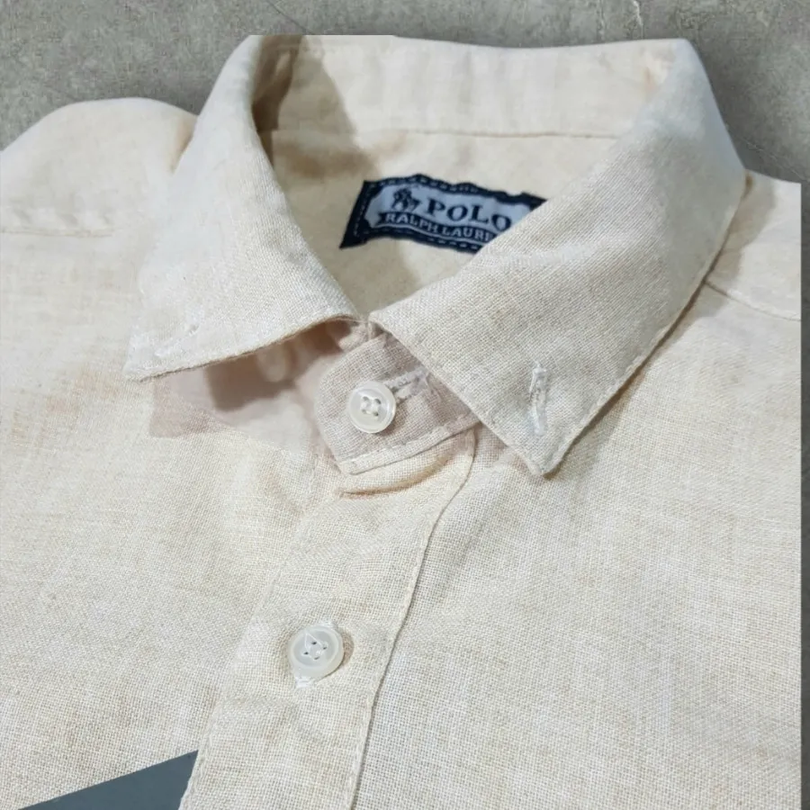 پیراهن کرم برند polo