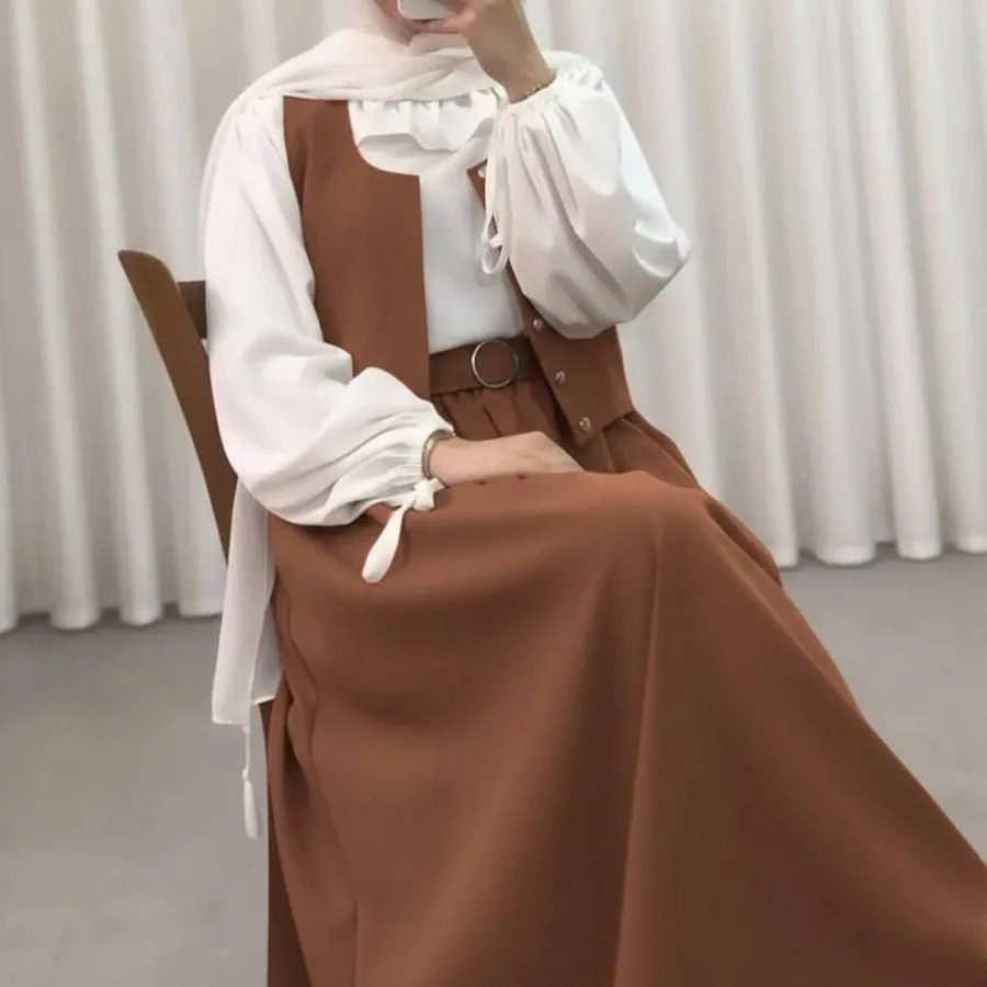 شومیز دامن جلیقه