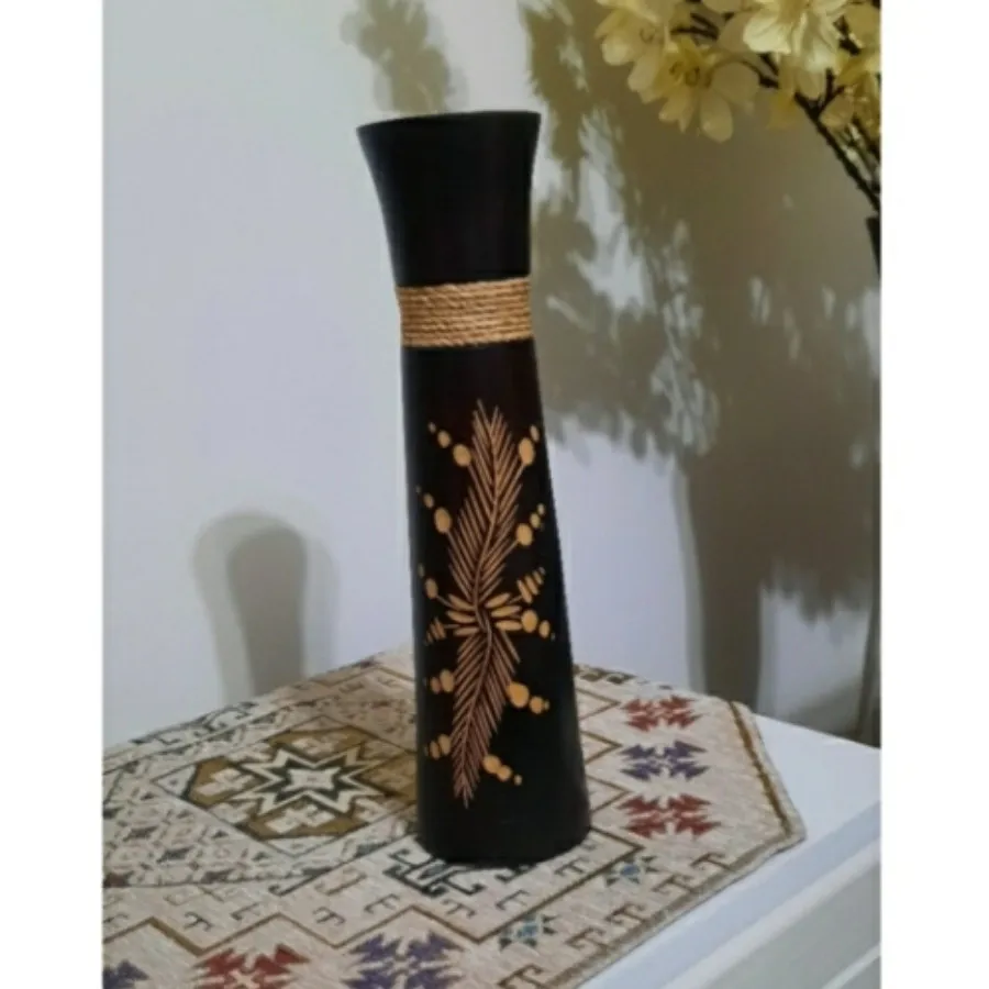 گلدان چوبی شیک و قشنگ