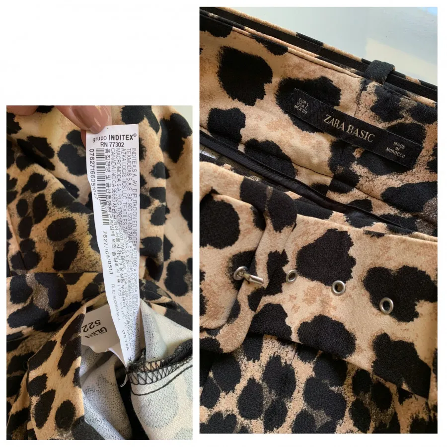 شلوارک پلنگی ZARA