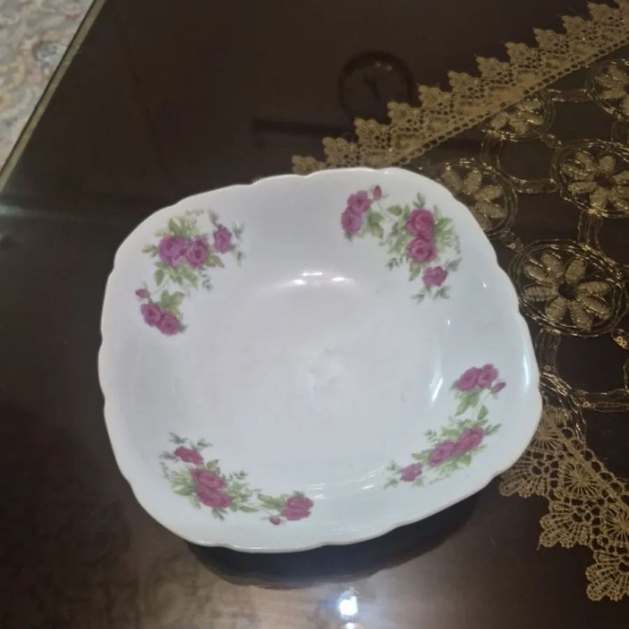 بشقاب تو گود گلسرخی