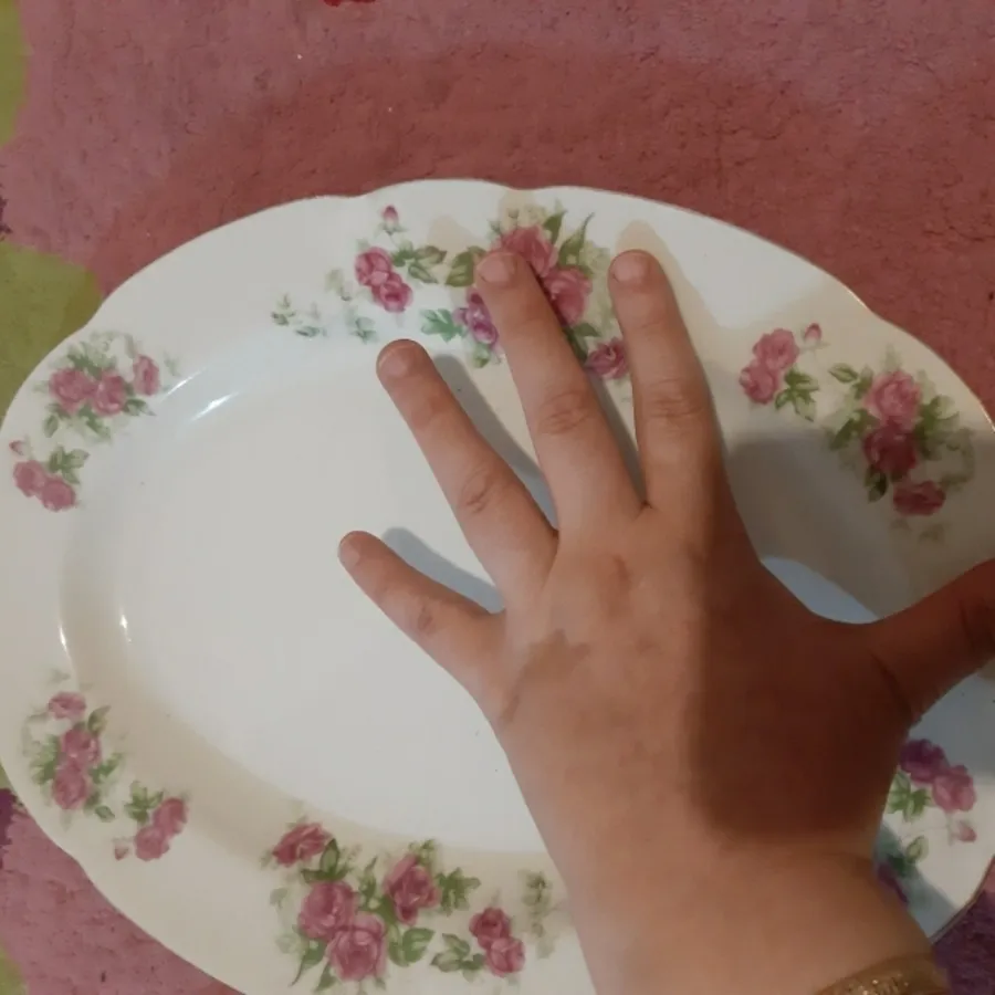 دیس چینی گل سرخی