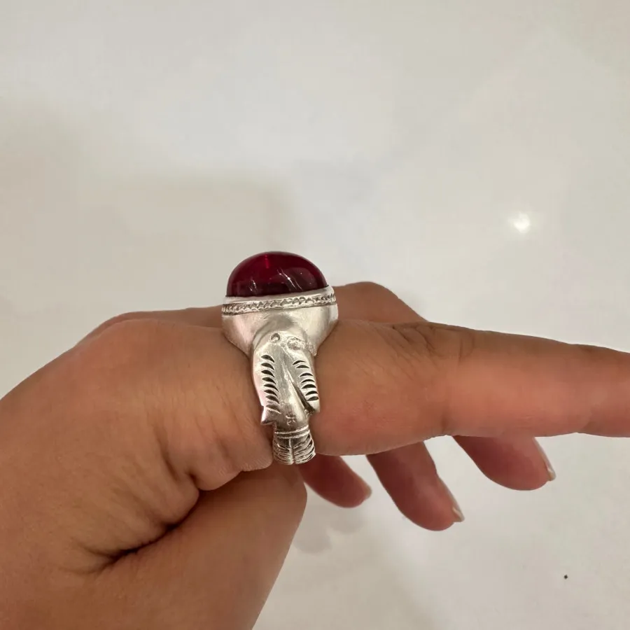 انگشتر نقره مردانه