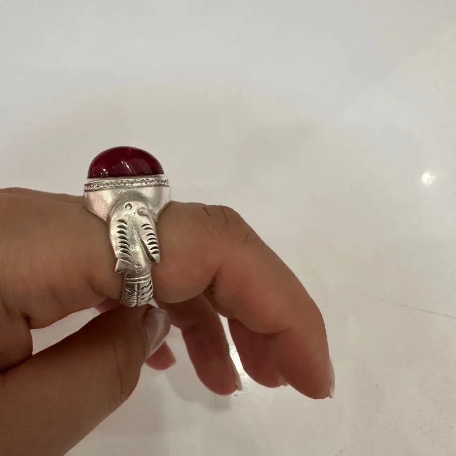 انگشتر نقره مردانه