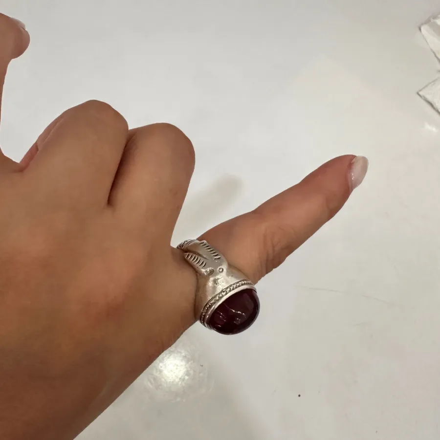 انگشتر نقره مردانه