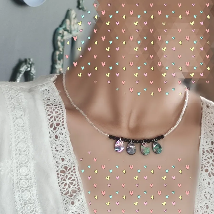گردنبند صدفی پینترستی