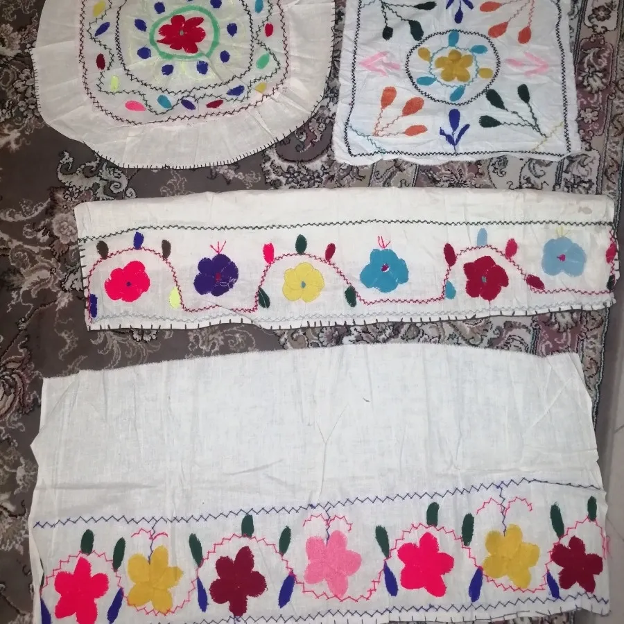ست گلدوزی آنتیک و قدیمی