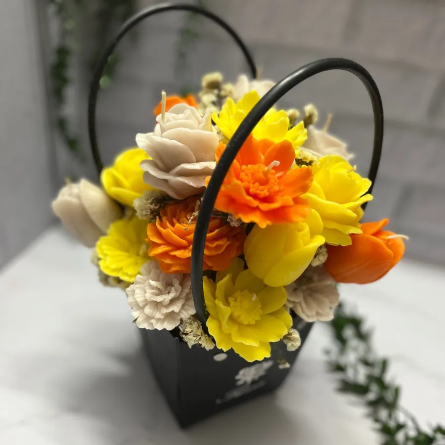 باکس گل شمعی