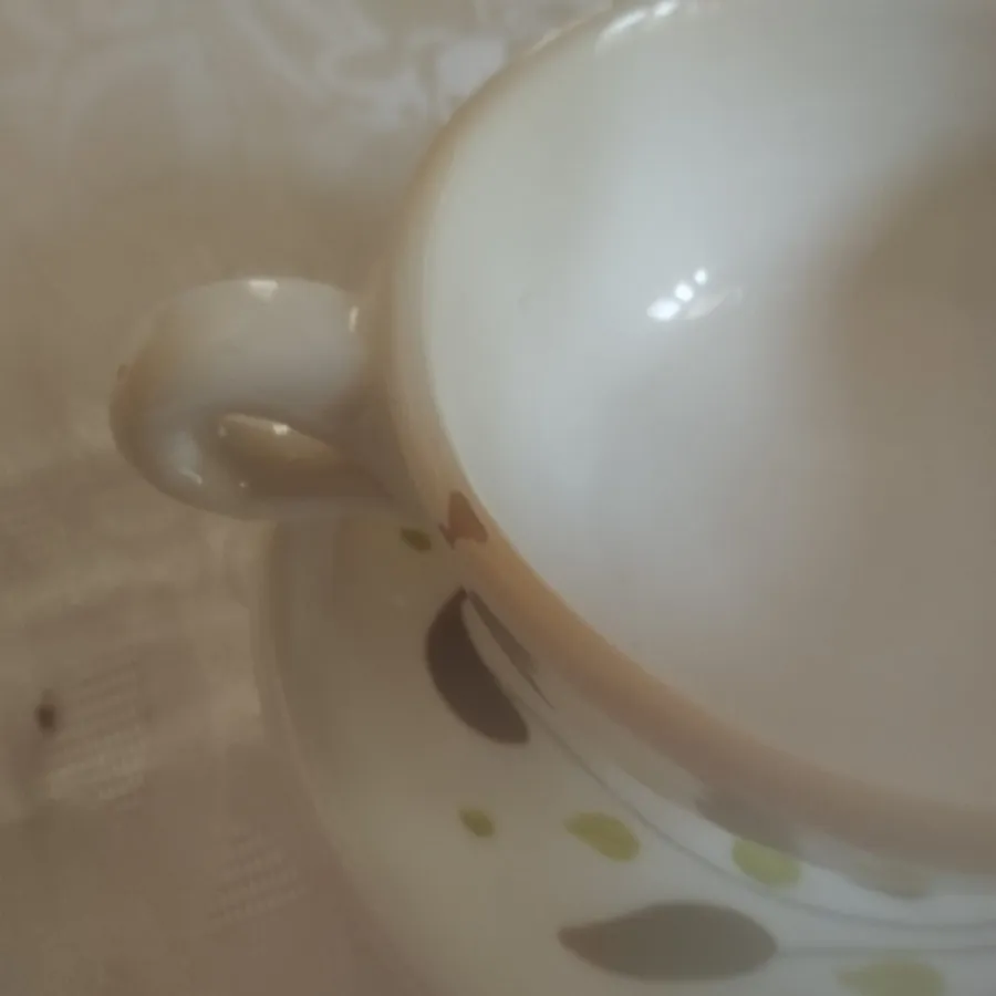 4 عدد فنجان و نعلبکی سفال