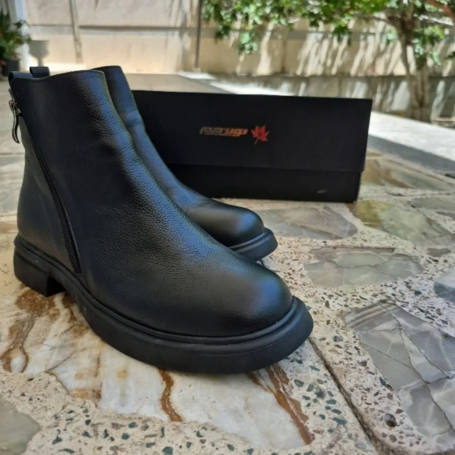 نیم بوت نوین چرم