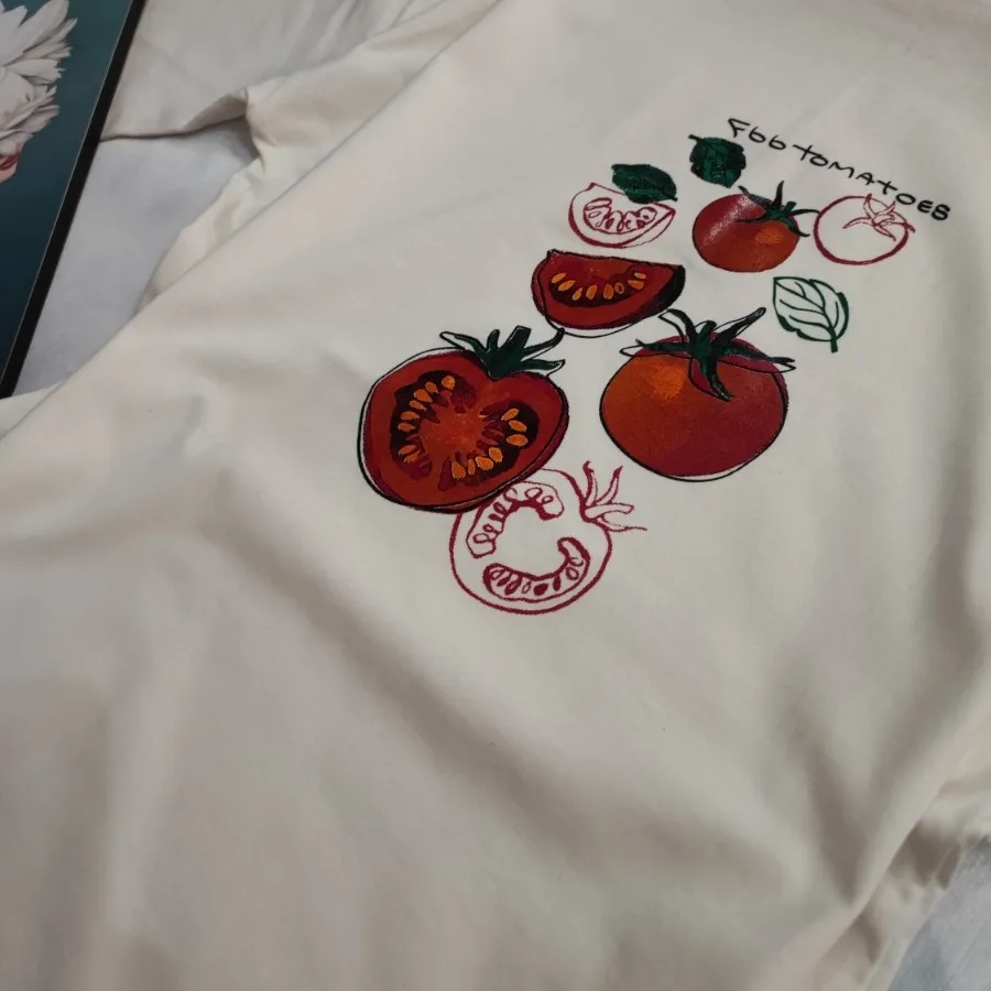 تیشرت باکسی گوجه