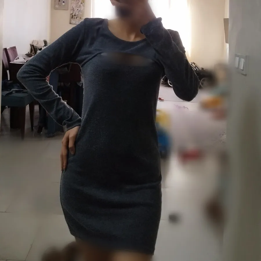 پیراهن نخ پنبه کشی راحتی