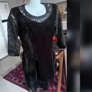 پیراهن کژوال مخمل