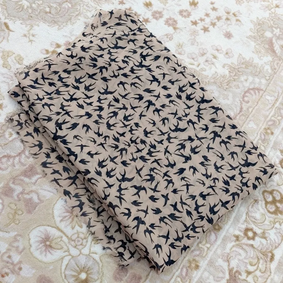 پارچه حریر طرحدار