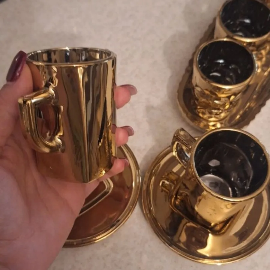 ست فنجان نعلبکی قهوه خوری