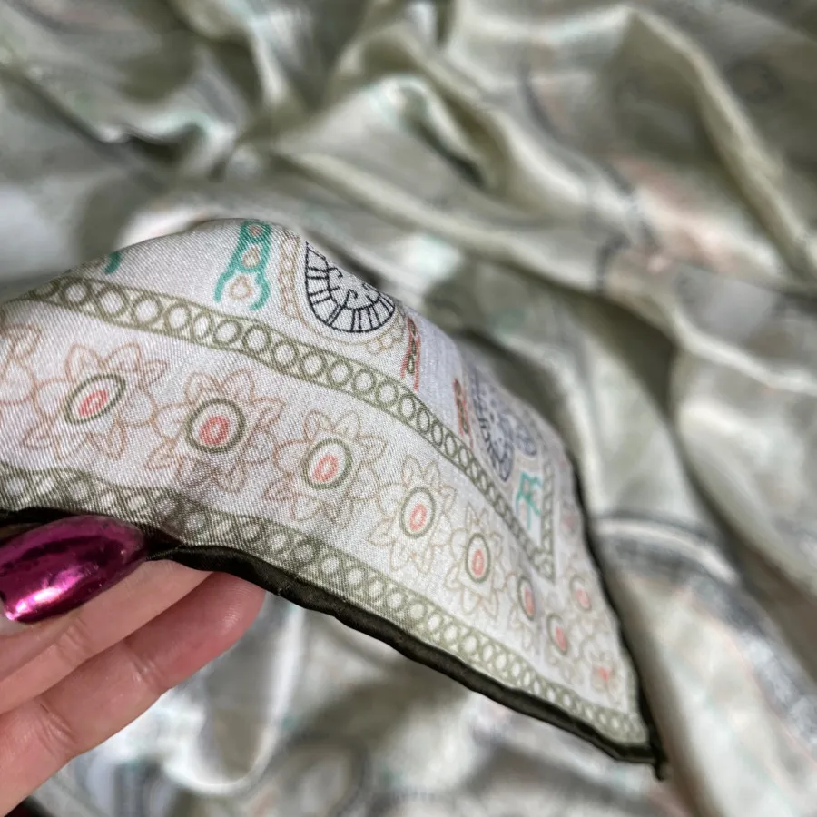 روسری ساتن ابریشم