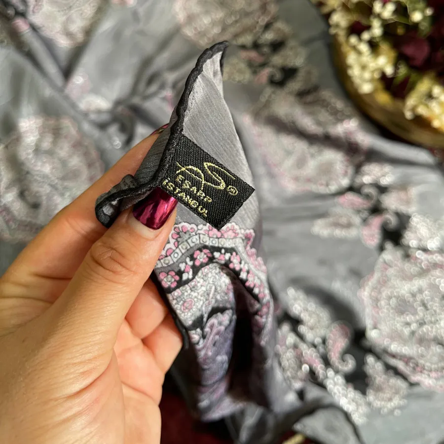 روسری ترک ساتن ابریشم