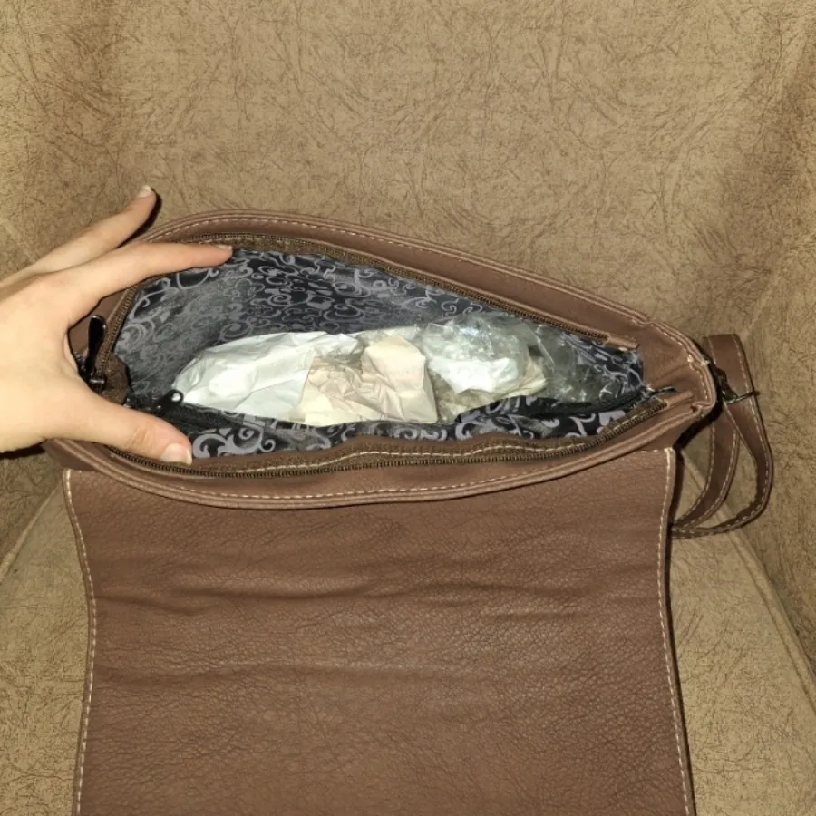 کیف رودوشی قهوه ای