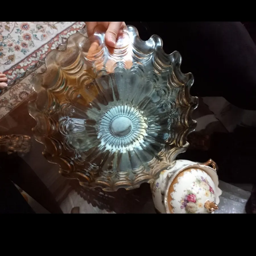 ظرف میوه قدیمی اینه ای
