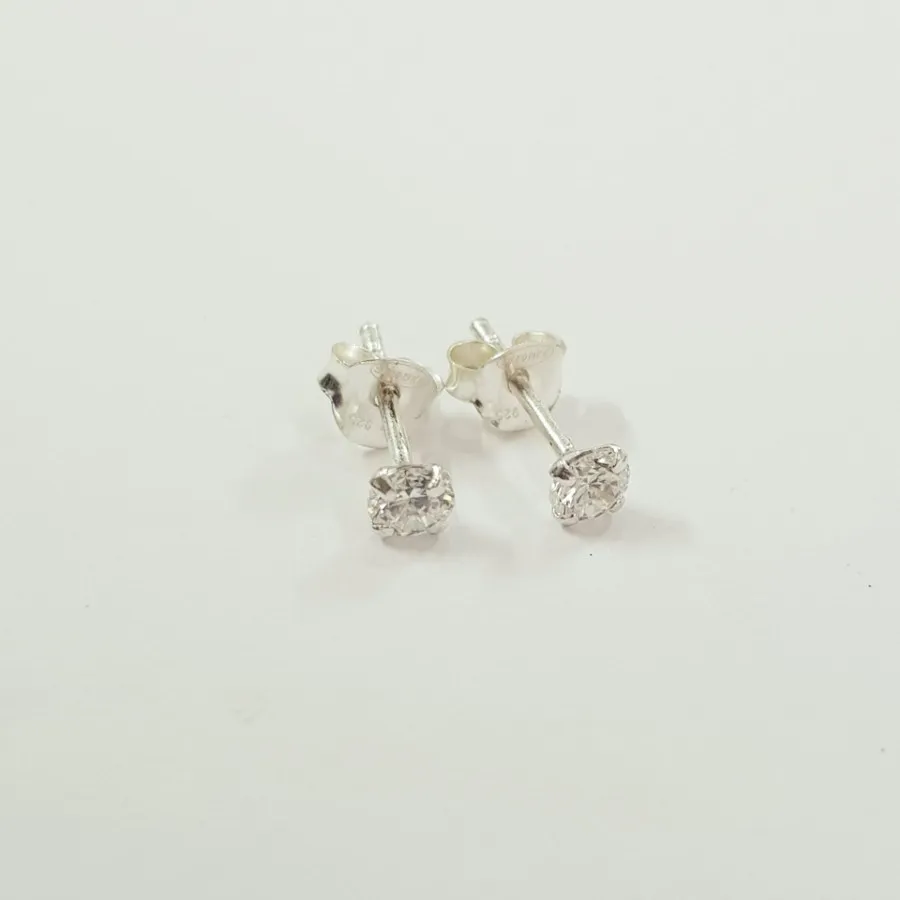 گوشواره گلگوش نقره 925
