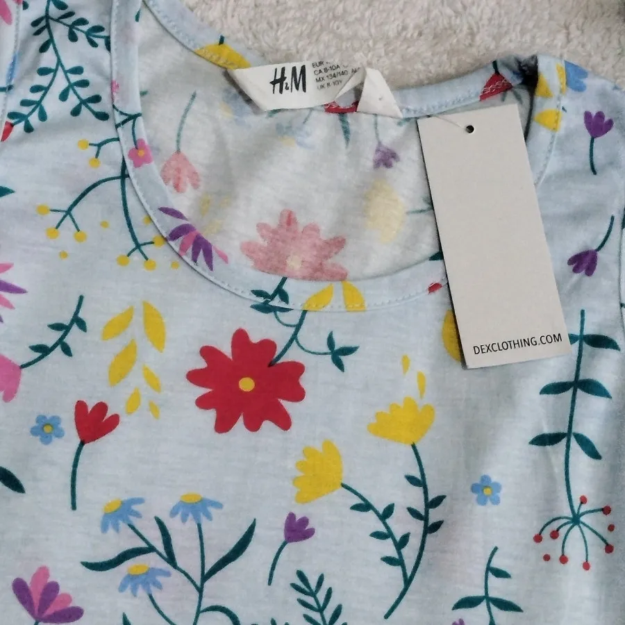 پیراهن نخ پنبه h&m