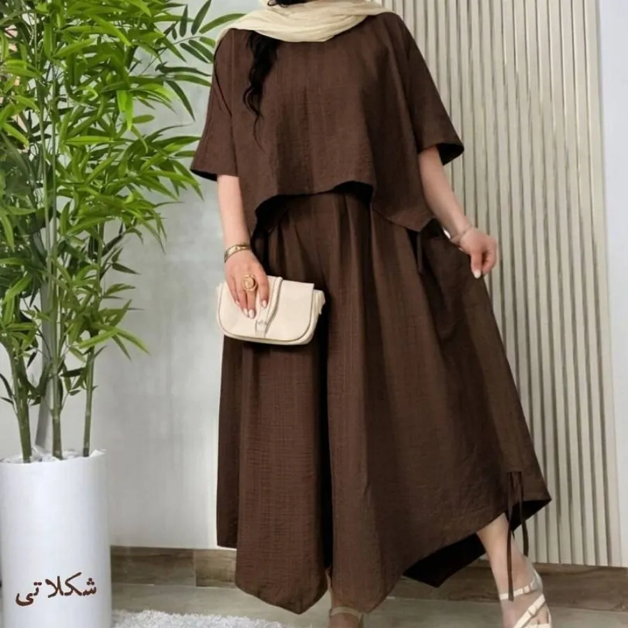ست شومیز دامن شلواری