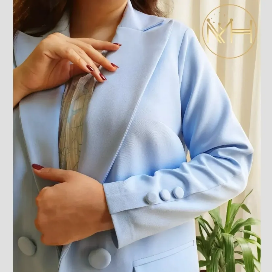 کت و شلوار آبی