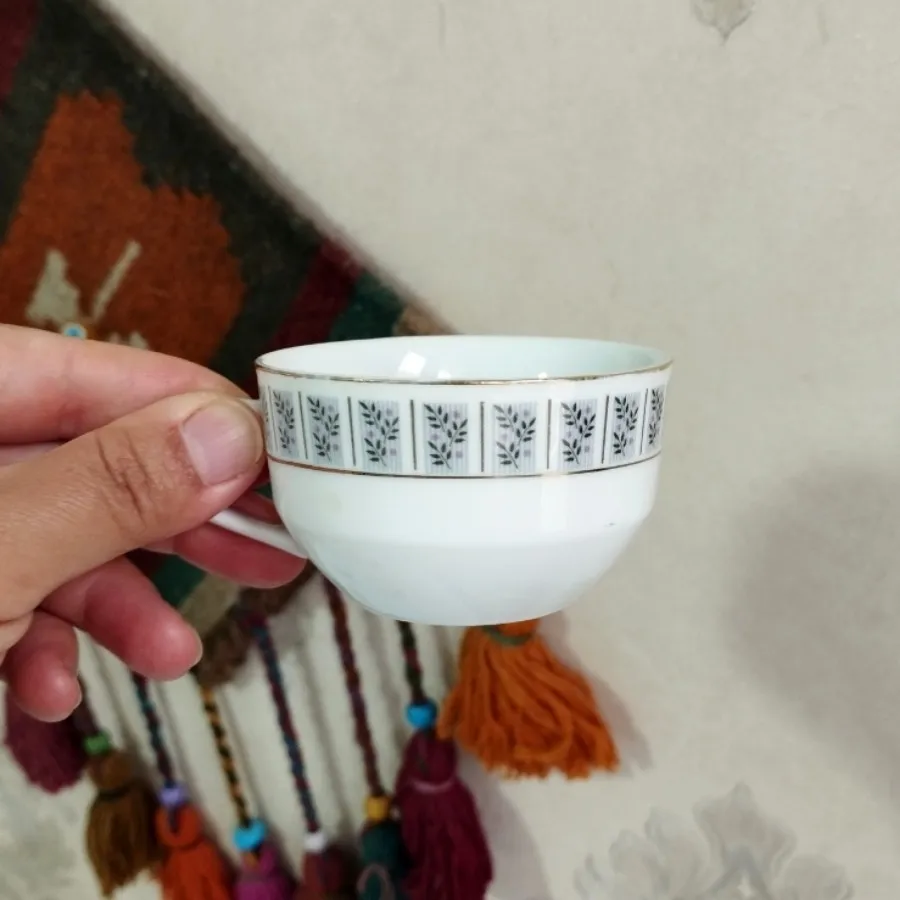 فنجان و نعلبکی چینی