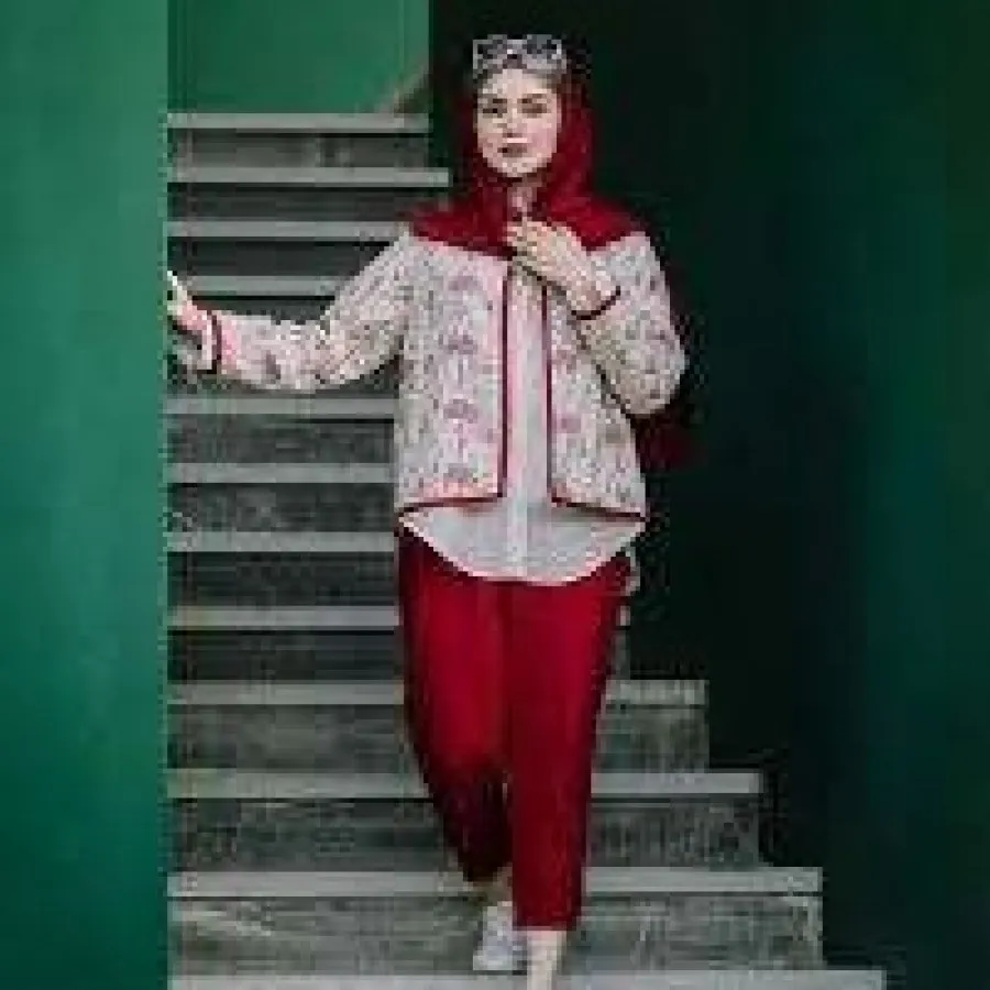 ست 3 تیکه کت و شلوار شال