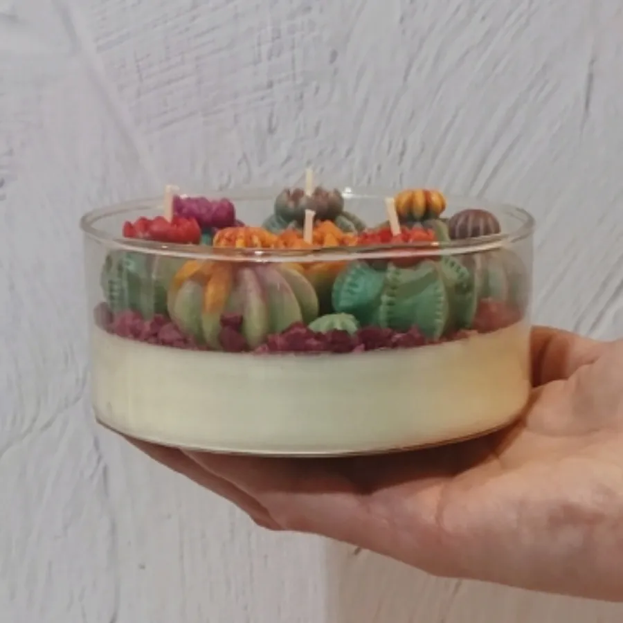 شمع باغچه کاکتوس