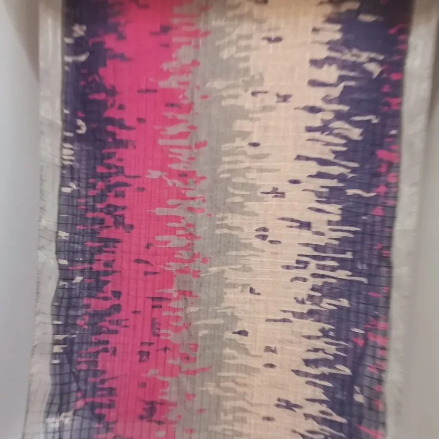 شال رنگی سرخابی بنفش