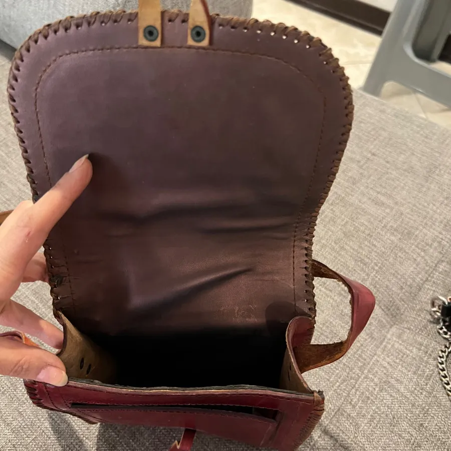 کیف چرم دست دوز