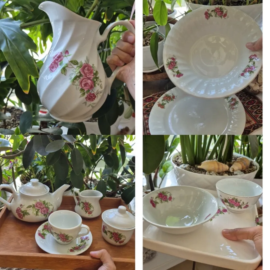سرویس 12نفره گلسرخی
