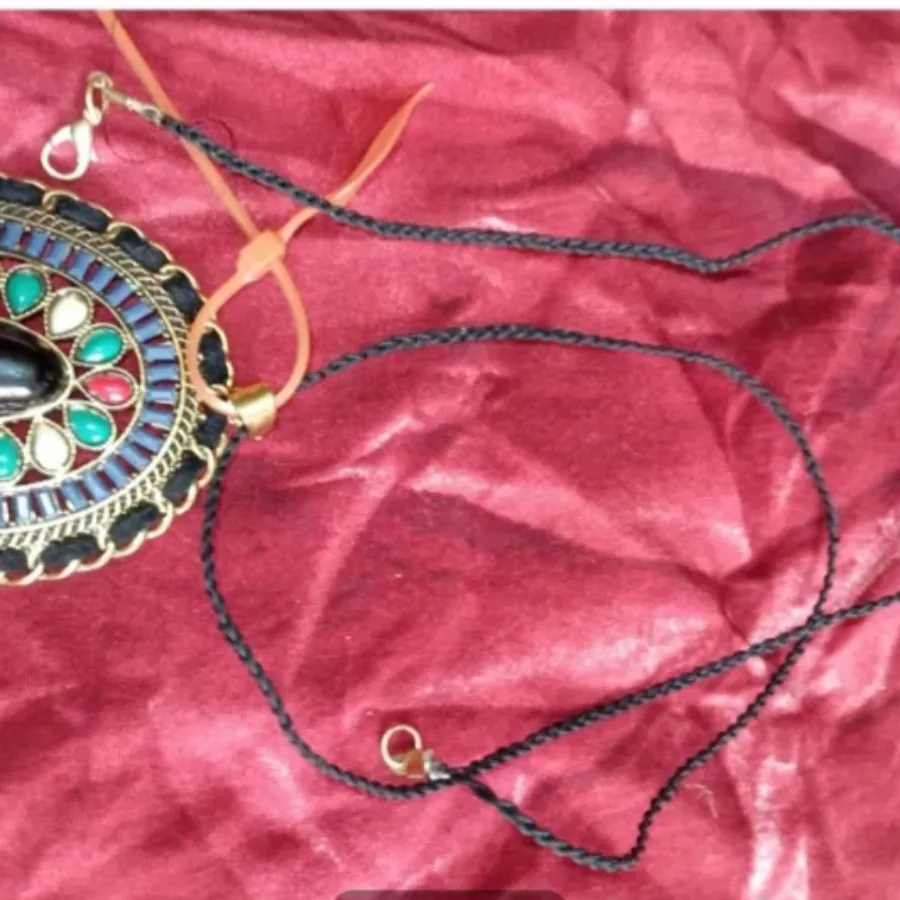 گردنبند آبکاری طلا دستساز