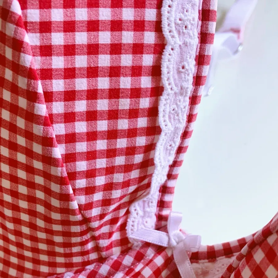 Dorothy Gingham Plunge