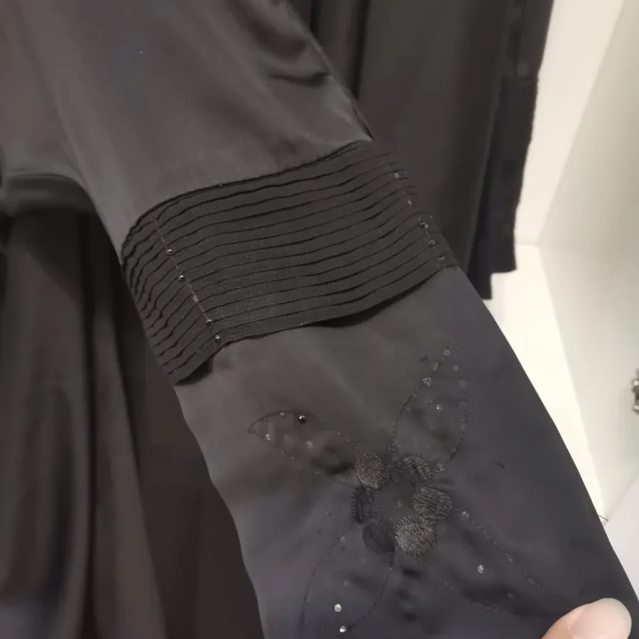 چادر عبایی مشکی حریر اسود