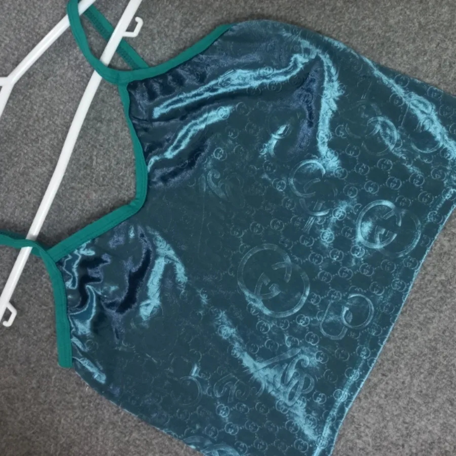 تاپ و شلوارک مخمل گوچی